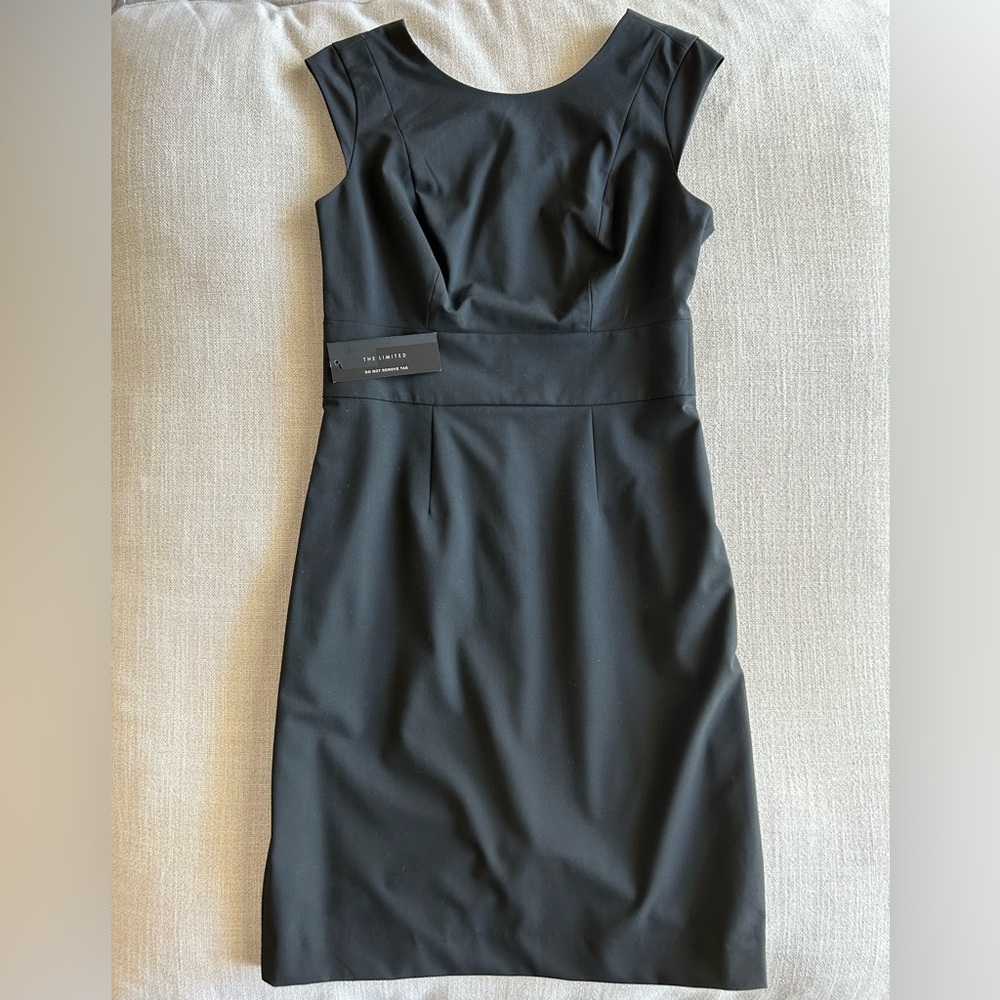 The Limited Black Collection Classic Black Sleeveless Midi Dress